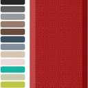 Ophanie Kitchen mats for Floor, 3/4 inch Thick, Kitchen Rugs, 20''x39'' Anti Fatigue Standing Cushioned Mat, Waterproof,Comfort Ergonomic mat for Office, Home, Sink, Red Non-Slip Bottom