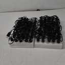 C9 Outdoor Christmas String Lights - 33ft Roofline Light, 100ft Total Length, Black Wire, multidirectional Bulbs
