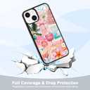 European Summer Beach Phone Case Compatible with iPhone 14,Coquette Aesthetic Collage Cases for Women Girls