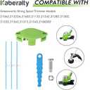 29252 29092 Trimmer Blade+Upgraded 0.12" Flexible Pre-Cut Trimmer Line Compatible with Greenworks 21302 21332 21342 20V 24V 40V Single Line String Trimmer (35 Pack)