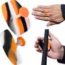 Pro Golf Grip Trainer - 3 Rotation Control Golf Swing Training Aid | PGA-Validated Golf Training Aid for Posture Correction | Ergonomic Swing Grip Pad with Pressure Sensors (Orange)