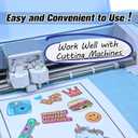 Koala 100 Sheets Sticker Paper for Regular Labels, Matte White, 8.5x11 Inch Printable Full Sheet Label Paper for Inkjet & Laser Printers
