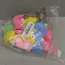 Fovths 12 Pack 4.7 Inch Easter Plush Bunnies Keychain Eggs Stuffed Bunny Set Plush Rabbit with Eggs Filler or Basket Filler Rabbit Keychain Set Easter Party Favors Gifts, Multi-Color