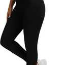 Women's Sherpa Fleece Lined Leggings Thermal Warm Winter Tights Tummy Control Thick Soft Yoga Pants (Medium, Black)
