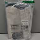 MIULEE 84" Long Scalloped Shower Curtain Linen Textured with 12 Metal Hooks Cute Extra Long Heavy Duty Washable Waterproof Cloth Shower Curtains with Black Border for Bathroom Bathtub,Cream Beige