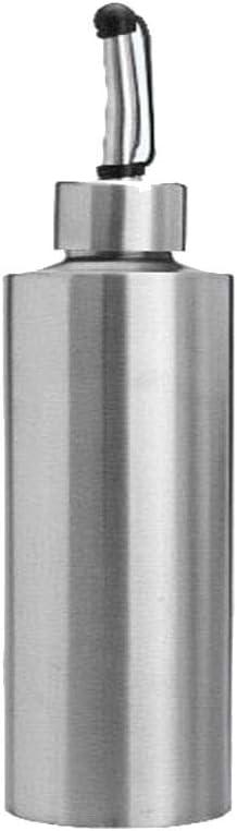 Stainless Steel Olive Oil Dispenser, Leakproof Pourer Dispensing Bottle For Oil Soy Sauce Vinegar&Cooking Wine 350ml (350ml-A model)