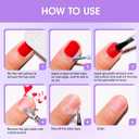 Gellen Gel Nail Polish Remover Kit - Gel Polish Remover and Latex Tape Peel Off Liquid, Gel Remover for Nails in 3-5 Minutes, Gel Remover Kit Cuticle Guard for Nail Art Liquid Latex Barrier Protector