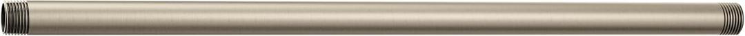 Moen Brushed Nickel Extended 18-Inch Straight Overhead Shower Arm, 336651BN