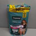 Depend Fresh Protection Adult Diapers, Incontinence Underwear for Women, Disposable, Maximum, Medium, Blush, 30 Count