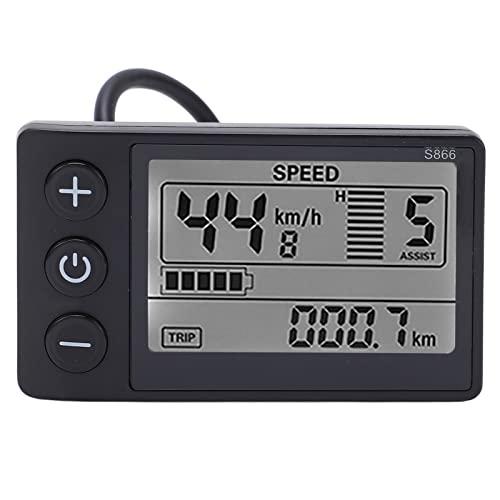 VGEBY Electric S866 LCD Display Meter 24V-48V Control Panel with Plug Brushless Motor Speed Controller Kit LCD Display