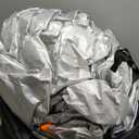 EzyShade 10-Layer Car Cover Waterproof All Weather - See Vehicle Size-Chart - Car Covers for Automobiles & Car Snow Cover - Full Exterior Covers - Winter Rain Sun SUV Sedan. Size A4 (Reflective)