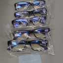 Gaoye Professional Reading Glasses for All Day - Computer Readers with Blue Light Protection - Value Pack (B1-5 Pack Light Black)