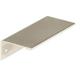 Amerock | Cabinet Pull | Satin Nickel | 3 inch (76 mm) Center to Center | Edge Pull | 10 Pack | Drawer Pull | Drawer Handle | Cabinet Hardware