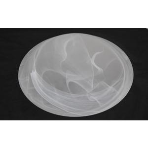 LUMINANCE Lighting Faux Alabaster Style Pendant Glass 11-3/4" Dia x 3-1/8" H G7676-4