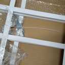 Fixed Window Safety Guard 19x 38 *2 Pack Adjustable Width Prevents Accidental Falls,Non-Egress, Tamper Resistant Screws Included,White