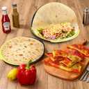 Tortilla Sealer, 4-in-1 Crimp it Tortilla Crimper, Adjustable Quesadilla Crimper for 6"/8"/10" Wraps, Flip Wrap Tortilla Maker for Taco, Sandwich, Burritos (4-in-1)