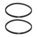 uxcell 2Pcs 3L210 Classic Wrapped Rubber V-Belt, 21"(533mm) Outside Circumference, 3L Profile V Belt 3/8" Width 7/32" Height
