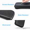 Younik Switch 2 Case Compatible with NS Switch 2 (2025), Carrying Case with 19 Game Card Slots, 4 in 1 Switch 2 Accessories Includes Shoulder Strap, Wrist Strap & Stickers (Black)