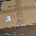 6 Pcs Christmas Norfolk Pine Placemat Spray Snow Christmas Round Placemats Winter Place Mats Dining Table Mats for Xmas Party Decorations