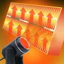 2 x Portable Car Heaters For Vehicle, 12v 150 W Car Heater, Car Defroster Windshield Heater, That Plugs Into Cigarette Lighter