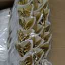 700Pcs Gold Plastic Plates