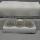 D2scrma 70oz Straight cylindrical Airtight Storage Jars with Bamboo Lid Set of 3 Storage Container Glass Jars, Kitchen Canister for Noodles, Pasta and Coffee beans (with Black Lable)