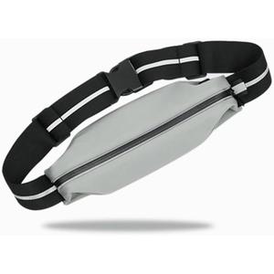 Running Belt for men and women, movable running phone holder, adjustable size lightweight running belt bag, waterproof night reflective waist pack, cycling exercise travel