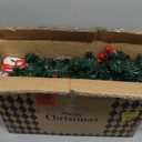 Pre-lit Christmas Garland, 9FT Lighted Christmas Garland Indoor with Red Berries & Pine Cone for Stairs Wall Door Outdoor Holiday Decor with Battery Operated Timer, Artificial Xmas Garland