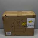 AFBKSS&BB Kid's Sofa with Embroidered Animal Motifs and Legs,Toddler Armchair with Wooden Base,Single Children's Chair for Boys and Girls. (Beige)