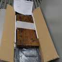 Over-The-Toilet Storage Rack, 4-Tier Bathroom Organizer Shelf Over Toilet with Adjustable Shelf and Basket, Freestanding Space Saver Bathroom Shelves Above Toilet for Room (Vintage Brown)