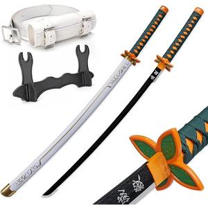 Zisu Demon Katana Sword, About 41 inches, Hashira Pillars & Protagonist Katana for Cosplay Purpose, Anime Original Texture