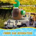 Hungdao 1 PC 4 Feet Inflatable Mallard Duck for Hunting Birthday Giant Inflatable Duck Pool Float Huge Funny Large Blow Fall Pool Floats for One Lucky Birthday Party Decoration