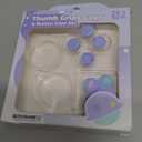 GeekShare Cross D-Pad Button Caps Thumb Grip Caps Set Compatible with Switch 2, ABXY Key Buttons Sticker Cover Caps for Switch 2 - Purple Planet