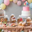 12 Pcs Valentine's Capybara Ornaments and Party Favors, 4 Plush Keychains 4 Organza Bags 4 Greeting Cards, Cute Capybara Gift Set for Women Friends, Adult Birthday Valentine's Day Party Supplies