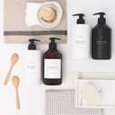 Modern Luxe White Kitchen Soap Dispenser Set with Tray, Lotion Dishwashing Liquid Detergent Hand and Dish Soap Dispenser Set, Dual Refillable Pump Bottles for Kitchen and Bathroom Countertop Farmhouse