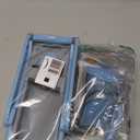 QYKIC Upgrade Safe Mandoline Slicer for Kitchen, Vegetable Chopper and Slicer, Potato Slicer Thickness Adjuster, French Fry Cutter, Veggie Onion Dicer Faster Kitchen Mandolin for Meal Prep (Blue)