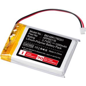 Battery Replacement for iPilot Link Remote BT APP00176 1200mAh