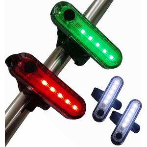 Vantone LED Navigation Light Kit for Kayak, Dinghy, Canoe, Boat Stern, Pontoons, Bike Tail, Portable Battery Operated Rechargeable LEDs for Night Fishing Paddling