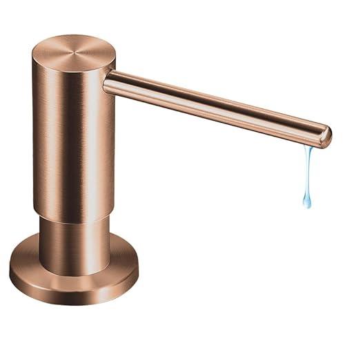 Yofidra Soap Dispenser for Kitchen Sink: Built in Sink Soap Dispenser Pump, Brushed Nickel Stainless Steel Sink Soap Dispenser with 47” Tube Kit