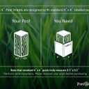 Post Shields Post Protector - This Protects Your Mailbox, Deck & Fence Posts from Damage by Lawn Maintenance Equipment - Fits Wood & Metal Posts - No Tools, Screws or Nails Needed (Bronze)