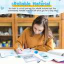 128 Pcs Middle High School Supply Kit for Student Girl Back to School Supplies Bundle Essential Stationery Stuff Set Include Calculator Notebooks Compass Folder Pen Stapler and More (Blue)