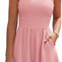 PRETTYGARDEN Summer Strapless Rompers for Women Dressy Casual One Piece Tube Top Shorts Jumpsuits 2026 Beach Vacation Outfits (XXL)