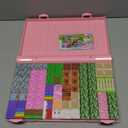 Gift-Ready Magnetic Building Blocks for Kids, Magnet Cubes  Princess Castle Toy Building Sets with Magnetic Storage Board  84-Piece Pixy Stacking STEM Building Toys for Boys & Girls Ages 3 to 12