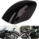 Motorcycle Flat Rear Fender 7" Short Mudguard Splash Guard Fit for Harley Sportster Iron 883 1200 1986-2022 Gloss Black