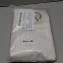 H.VERSAILTEX Primitive Linen Curtains 100% Blackout Curtain Drapes Burlap Fabric Curtains with White Thermal Insulated Liner, Grommet Top Drapes Living Room/Bedroom (2 Panels, 42 x 63 Inch, Ivory)