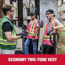 Radians SV22-1 Economy Type O Class 1 Safety Vest (Large, Pink)