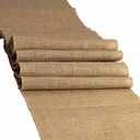Sedona Designz 100% Natural Chic Rustic Burlap Jute Table Runner  12" x 108"  Odor-Free, Reusable, Serged Edges  Farmhouse Wedding & Event Dcor  Made in USA & Imported