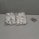 100 Pcs White Mounting Brackets, Light Clips W/Screws, Fits Govee RGBIC LED Permanent Outdoor LED Lights Non-Pro/Original H705, Elite Version H805, for Various Surfaces like Wood, Steel Siding etc