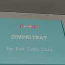 Updated Dining Tray Compatible with Inglesina Fast Table Chair - Food-Grade-Material Tray for Hook On High Chair