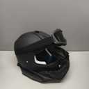 Youth Dirt Bike Helmet DOT Certified - Full Face Motorcycle Helmet for Off-Road, ATV, Street Riding, Includes Adjustable Goggles & Protective Gloves (X-Large, BLACK)